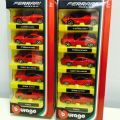 Bburago B18-56105 1:64 Scale "Race And PlayFerrari" Die-Cast Car Model (Set of 5). 