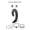 Y-12 Wireless Headset Hands Free Car Driver 4.1 Sport Earphone Bone Conduction Earhook Stereo 2.4 GHz Mini Headphone. 