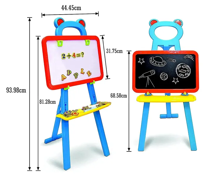 3in1%20Learning%20Easel%20Double%20Sided%20Black%20And%20White%20Drawing%20Board%20Magnetic%20Board%20and%20Chalkboard%20Art%20Activity%20Drawing%20for%20Artist%20with%20Learning%20Magnetic%20Alphabet%20And%20Numbers%20Chalk%20and%20Eraser%20-%20Image%205