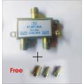 Pack Of 2 Item 3 Way Cable Splitter Easy To Connect 2 Way Digital Aerial Coaxial Cable Tv Splitter 5-890Mhz - Cable Splitter Media Type Broadband,Antenna-Connector. 