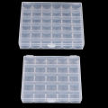 25/36 Spools Bobbins Sewing Machine Empty Bobbin Case Organizer Storage Box. 
