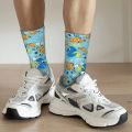Finding Nemo Dory And Nemo Pattern Socks Men Women Fashion Disney Socks Novelty Spring Summer Autumn Winter Middle Tube Socks. 