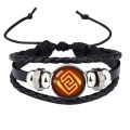 Hot Game Genshin Impact Bracelet Anime Element Vision God's Eye Men Punk Fashion Leather Bracelets for Women Bangle Jewelry Gift. 