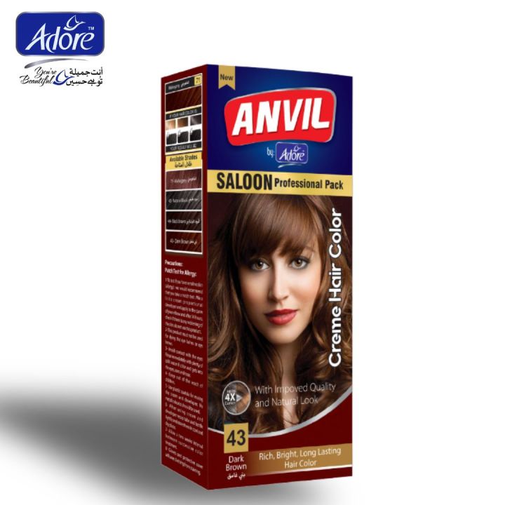 Anvil%20Saloon%20Pack%20Professional%2043%20Dark%20Brown%20(Creme%20Hair%20Color)%20by%20Adore%20-%20Image%203