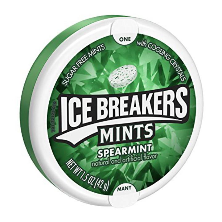 Ice Breakers Spearmint Mints Sugar Free 1.5 oz (Imported)