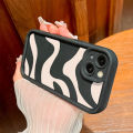 AMORVOR for Redmi K40 Pro Xiaomi Poco F3 MI 11x Back Cover Soft Square Ladder Black Zebra Stripe Silicone Camera Protection Phone Case. 