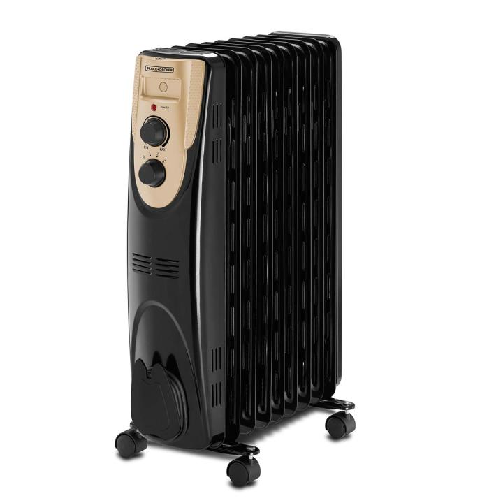 Black & Decker Oil Radiator Heater OR090D-B5 - 9 Fins