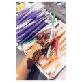 Pack of 3 Best Multi colour henna/Mehndi Cones. 