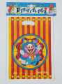 CLOWN THEME GOODY BAGS PACK OF 10 GOODY BAGS. 