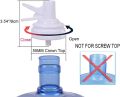 19 Litre Water Bottle Dispenser Tap with Fast Flow Nozzle Leakproof Valve for Home Kitchen Picnic and Camping Use. 