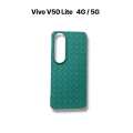 Vivo V50 Lite 4G / 5G Cover Soft Premium Matte Silicone Leather Texture Case with Camera Protection. 