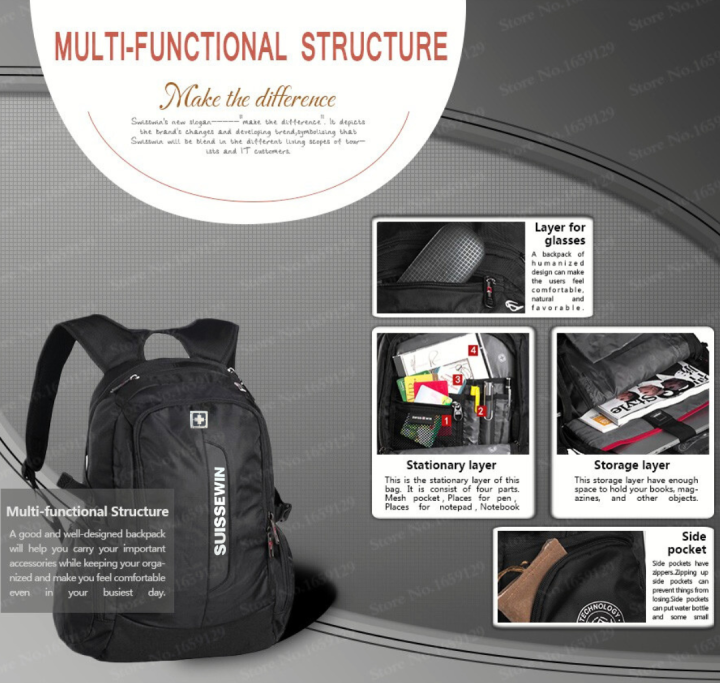 Bagzillas:%20Top%20Ranked%20Men%20and%20Women%20Suisse%20Laptop%20Backpack%20Travel%20Backpack%20School%20Backpack%20Top%20Quailty%20Casual%20Daypack%2015.6%20Laptop%20-%20Image%207