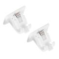 NYT 2Pcs Self Adhesive Curtain Rod Bracket For Hanging Net Curtain Voile Party Decor. 