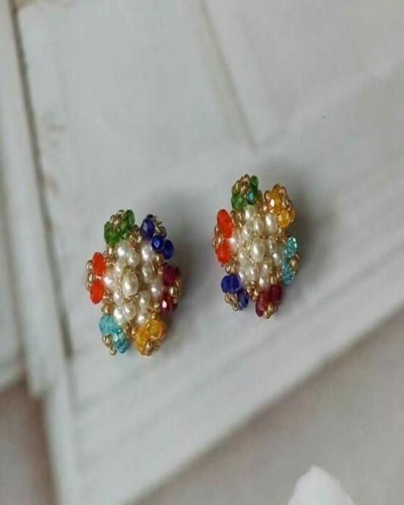 Handmade Beaded Earnings