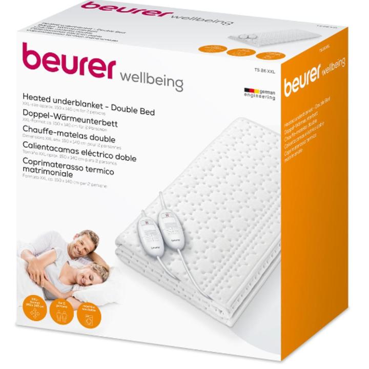 Beurer Double Electric Under Blanket TS 26 XXL - White
