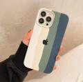 IPhone 13 Pro Max /13 Pro RAINBOW Silicone Logo Case COVER/ BACK COVER-. 