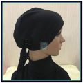 Pack of 03 Hijab Cap Back tie inn under scarf cotton Mat best stuff caps. 