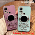 Casing infinix hot 11s infinix hot 11s nfc hot 11 back cover phone case Softcase Electroplated silicone shockproof Protector Smooth Cover new design Astronaut with holder DDYHY02. 