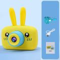 Kids Digital Camera Cute Rabbit Bear Cartoon Silicone Protective Case HD 1080P Video Digital Camera Toys for Children. 