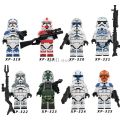 Lego Minifigures Star War Mandalorian Yodaed Baby Darth Vader Maul Sith Malgus Han Ewok Building Blocks Toys For Kids. 