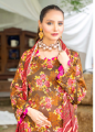 MINA Luxury 3-Piece Printed Unstitched Suit – Elegant Design on Premium Fabric for Custom Tailoring. 