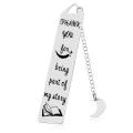 Stainless Steel Metal Bookmarks Elegant Bookmarks 2.6cm*13cm Stainless Steel Bookmarks Inspirational Quotes Bookmarks for Book Lovers Bookmarks Education-Themed Bookmarks Office Bookmarks Gift Bookmarks Daily Inspiration Bookmarks. 