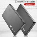 2.5 Inch HDD Enclosure USB 2.0/3.0 Plastic Hard Disk Case For SSD Disk Case HDD Box USB 2.0 HD External HDD Enclosure. 