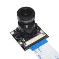 Raspberry Pi 4 Night Vision Fisheye Camera Module 5MP OV5647 Webcam With Infrared IR Sensor LED Light For Raspberry Pi 4B/3B+/3B. 