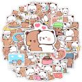 10/30/50pcs Bubu and Dudu Stickers Cute Bear Couple DIY Toy Doodles Decorative Graffiti Decal Phone Bottles Scrapbook Waterproof. 