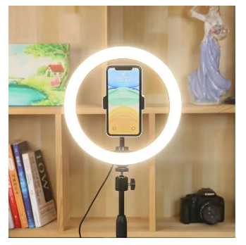 Cm Ring Light Selfi Light With Mobile Holder In Three Different Mode No Stand No Tripod