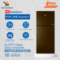 Dawlance Refrigerator Inverter| Model  9191 WB Avante+ | Inverter Glass Door | 15 Cubic Feet   / Fridge / Freezer / 12 Years Warranty. 