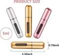 5ml Perfume Refill - Perfume Refill Bottle - Perfume Atomizer Spray Bottle - Portable Mini Perfume Bottle - Portable Perfume Spray Bottle - 5ml Tester Spray (Random Color). 