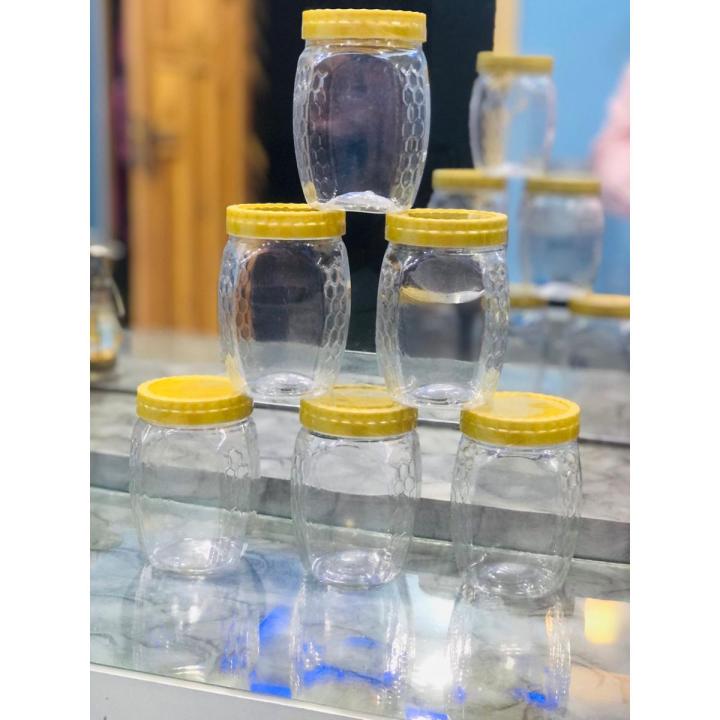 Jars-Honey Jars - Plastic Jars- Jars for Honey -Spice Jars-Masala Jars -Multipurpose  use 420 gram (Storage capacity
