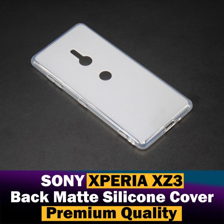 Sony Xperia XZ3 Back Cover Matte Style Sides Transparent Silicone Case For Xperia XZ3