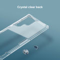 Nillkin Luxury Soft Silicone Case for Samsung Galaxy S23 Ultra Phone Cases Transparent TPU + PC Silicone Clear Shockproof Back Cover. 
