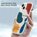Jizetin for Samsung A33 5G Back Cover Colorful Graffiti Lambskin Texture PU Leather Back For Girls Boys Soft Phone Case. 