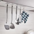 5/10 PCS Transparent Self Adhesive wall hooks high quality hooks for kitchen organizer and Bathroom Door hanging hooks wardrobe hooks for clothes Multi-Function. 