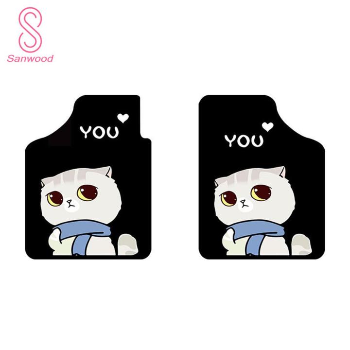 Car Floor Mats Non-slip Cartoon Pattern Non-slip Auto Foot Pads