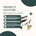 105 PCS Mini Drill Machine Accessories ,Professional Mini Drill Machine Accessories, Electric Grinding Attachment Kit, mini drill Grinding Polishing Drilling Kits. 