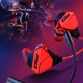 G11 Gaming Headset, Gaming E-Sports Earphones Noise Cancelling In-Ear Headphones with Detachable Mic for PUBG. 