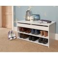 Shoe Rack with Storage Wooden Shoe Changing Stool Simple Modern  Storage Shoe Stool Sitting Type Wearing Shoe Stool Shoe Rack Bench. 