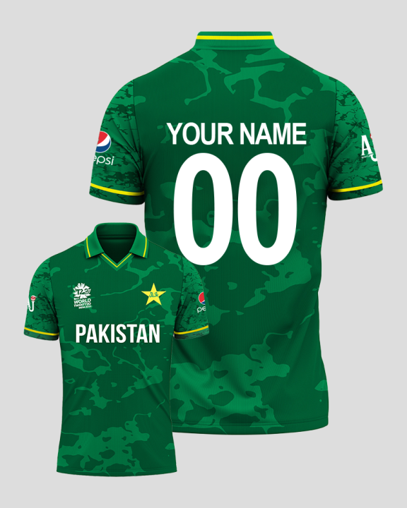 Pakistan Cricket World Cup Official T Shirt 2021