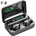 NEW 100 Original M10, M11, M32, M90 Pro, F-9, F-9 Pro TWS Bluetooth Earphone Stereo LED Display 5.0 Wireless Earbuds Smart Touch Control Music Earphone Bass with MIC 2000mah Charging Case | Gaming Headset with Microphone - Air Buds Ear buds Airpods, Audio. 