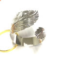 Exquisite Napkin Rings Elegant Maple Leaf Napkin Rings for Wedding Dinner Party Decoration Gold Silver Alloy Open Holders Smooth Design Perfect for Diy Decor Buy Electroplated Napkin Rings. 