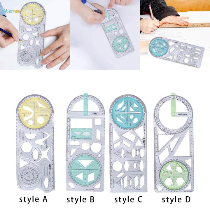 Multifunctional%20Geometric%20Ruler%20Drawing%20Rulers%20for%20Office%20Multiple%20Shapes%20Measuring%20Template%20Measuring%20Stencil%20Drawing%20Template%20for%20Painting%20-%20Image%202