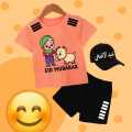 "Eid-ul-Adha Kids' Printed T-Shirt, Shorts & Cap Combo: Pack of 3". 