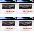 【Mary DAI Store】Batianda French English Layout Keyboard Cover Skin for Macbook Pro 2020 A2338 A2289 M1 A2141 Model. 