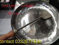 special kadai with spoon( making but KARAHI ) IN  white  LIFE TIME WARRANTY ABOUT ZUNG. 