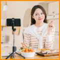 2.3ft Wireless Selfie Stick with LED Light, Bluetooth Remote Shutter & Tripod Stand - Foldable Extendable Mini Tripod Selfie Stick for Vlogging - Portable Multi functional Mobile Holder Grip. 
