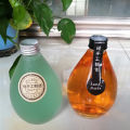 Glass liquor bottle empty bottle fruit bottle beverage bottle two two and a half catties one catty self-brewed creative frosted smallbottle. 